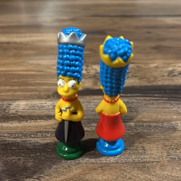 Vintage 1991 The Simpsons 3-D Chess 32 Pieces ONLY - Picture 6 of 13